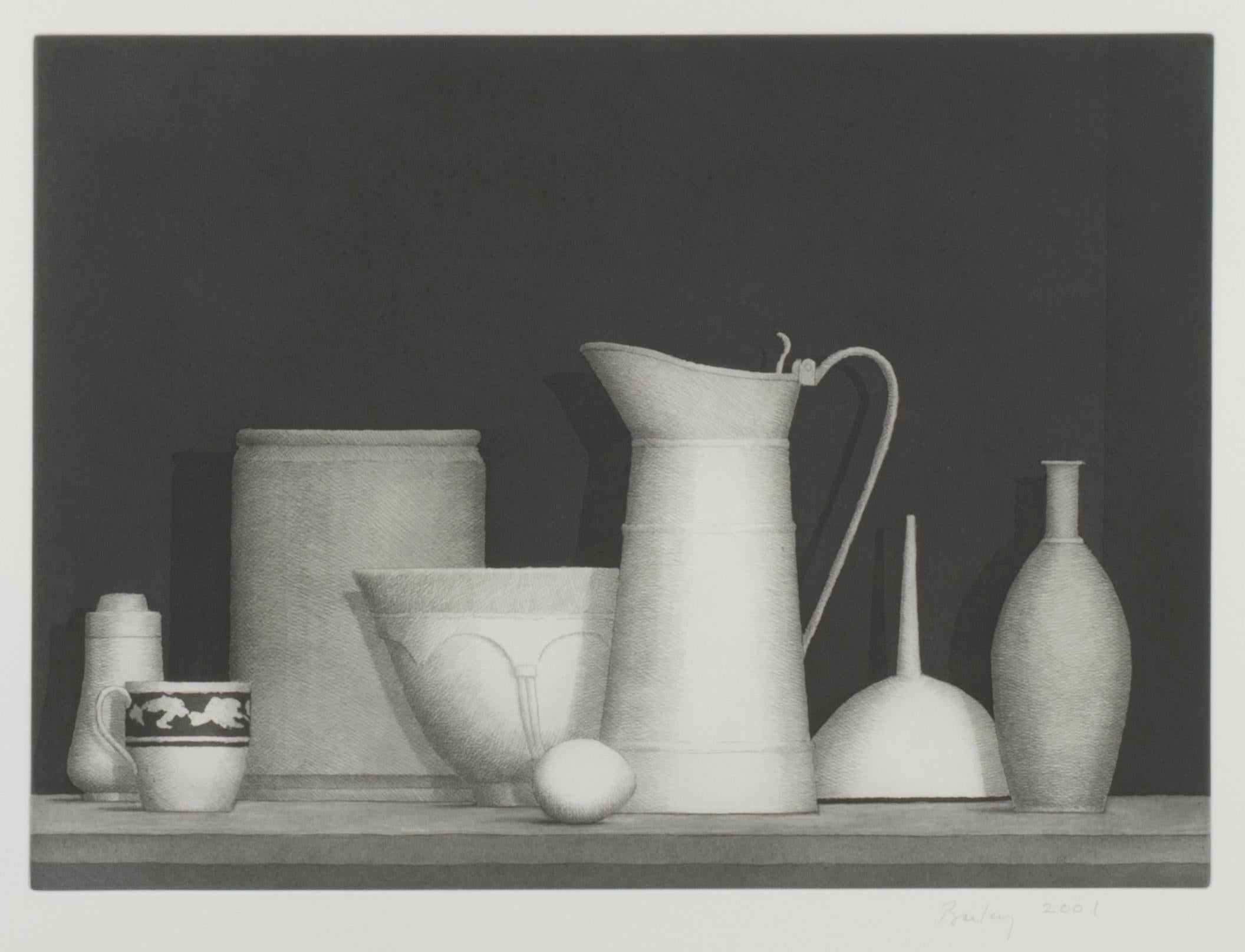 Still-Life Print di William Bailey - Senza titolo (Natura morta)