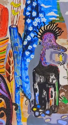 Untitled William Bakaïmo 21st Century art painting african art figurative art