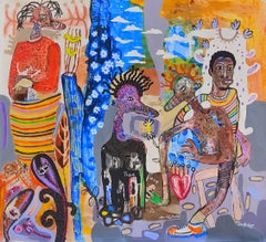 Untitled William Bakaïmo 21st Century art painting african art figurative art 