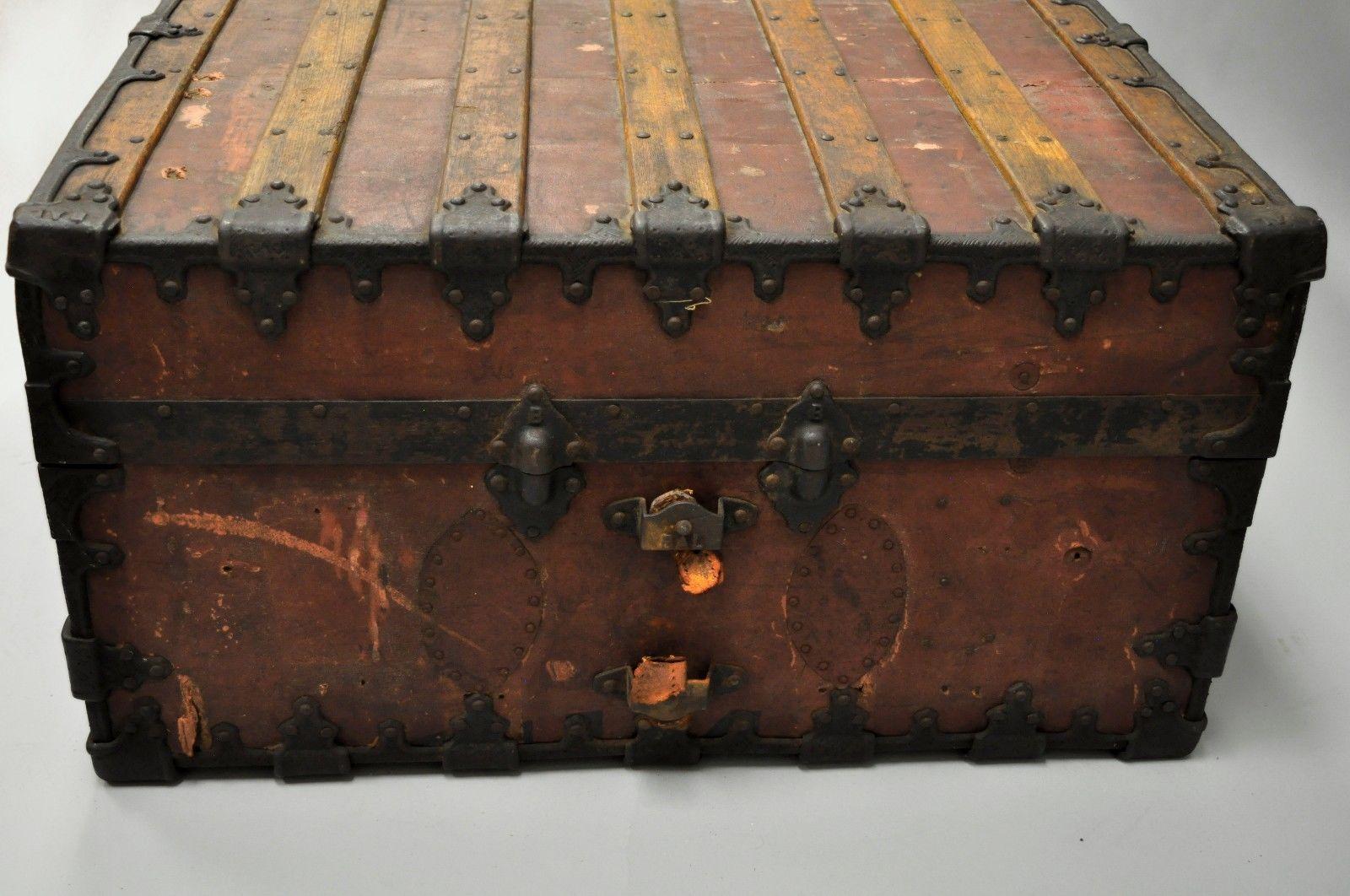 William BaL 61 XL Luggage Suitcase Steamer Trunk Wood Slat Chest Heumans Houdini 2