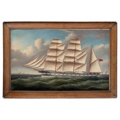 William Ball Spencer, Oil on Canvas, Seascape Painting, British, 19th C.