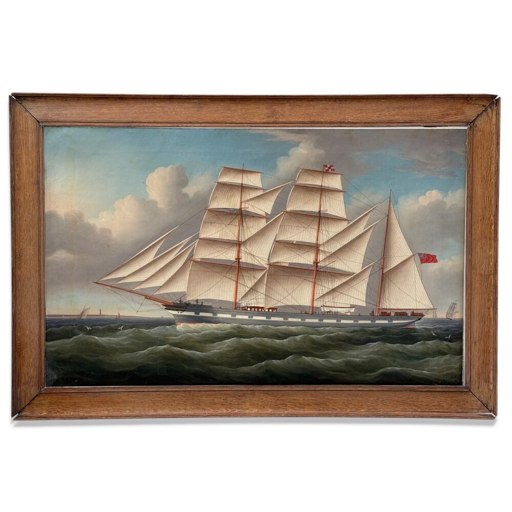 William Ball Spencer Landscape Painting - Ship "Mennock"