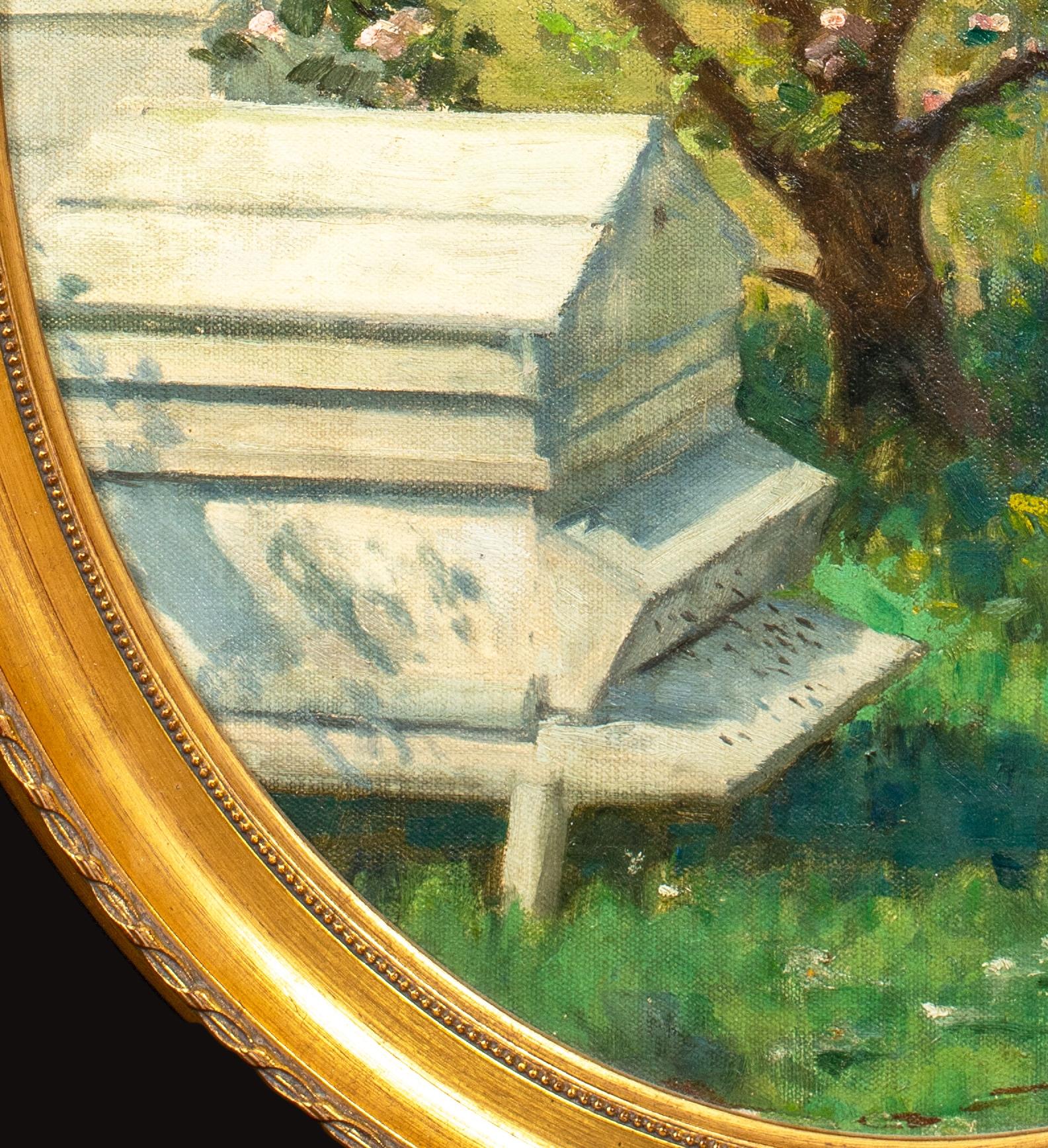 Der Bienenstock im Frühling, 19. Jahrhundert

William Banks FORTESCUE (1855-1924)

Impressionistische Studie eines Bienenstocks im Frühling aus dem 19. Jahrhundert, Öl auf Leinwand auf Karton von William Banks Fortescue. Gute Qualitäts- und