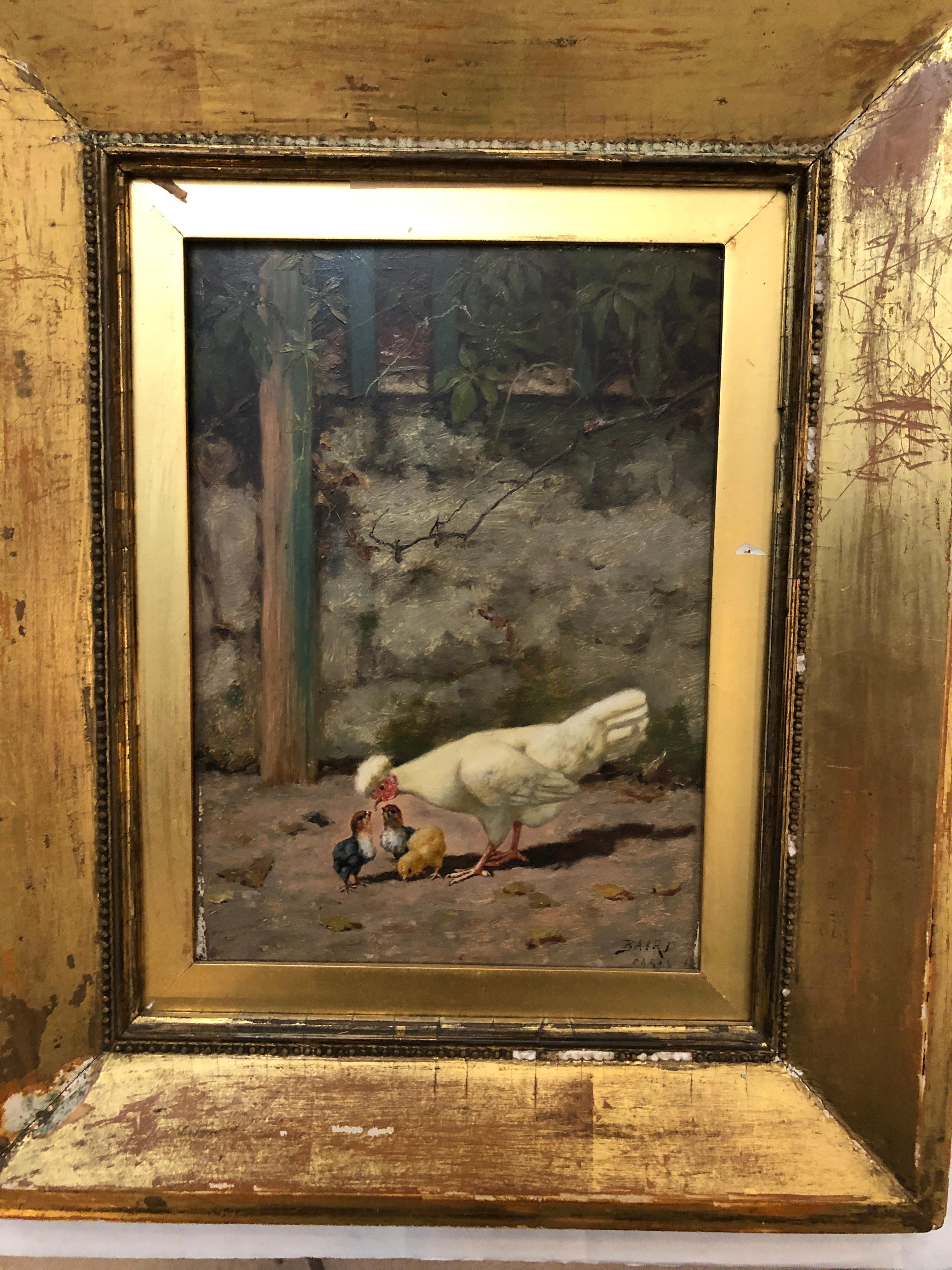 William Baptiste Baird  Mutter füttert ihre Küken im Angebot 2