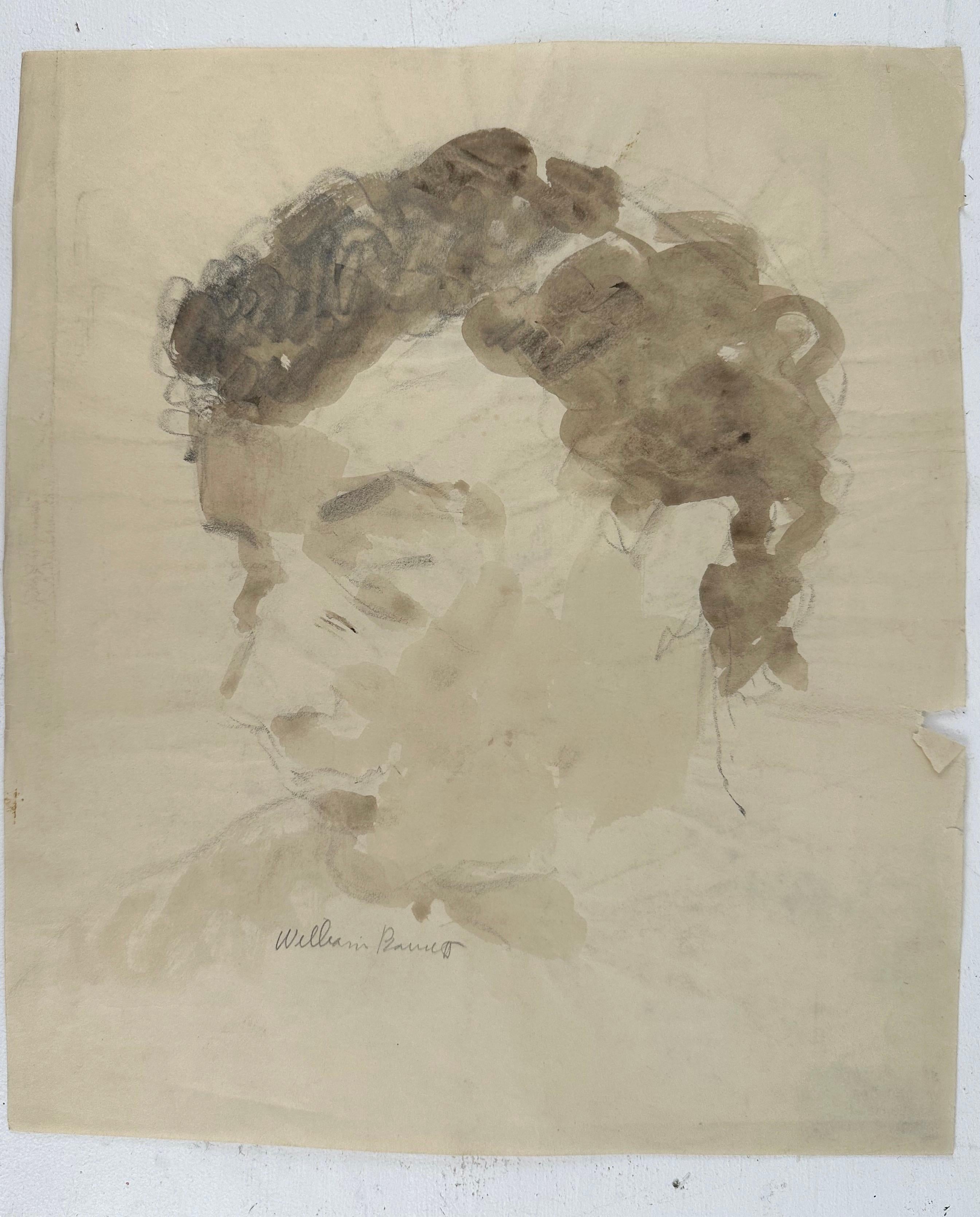 William Barnett Portrait Painting - Portrait of a Man