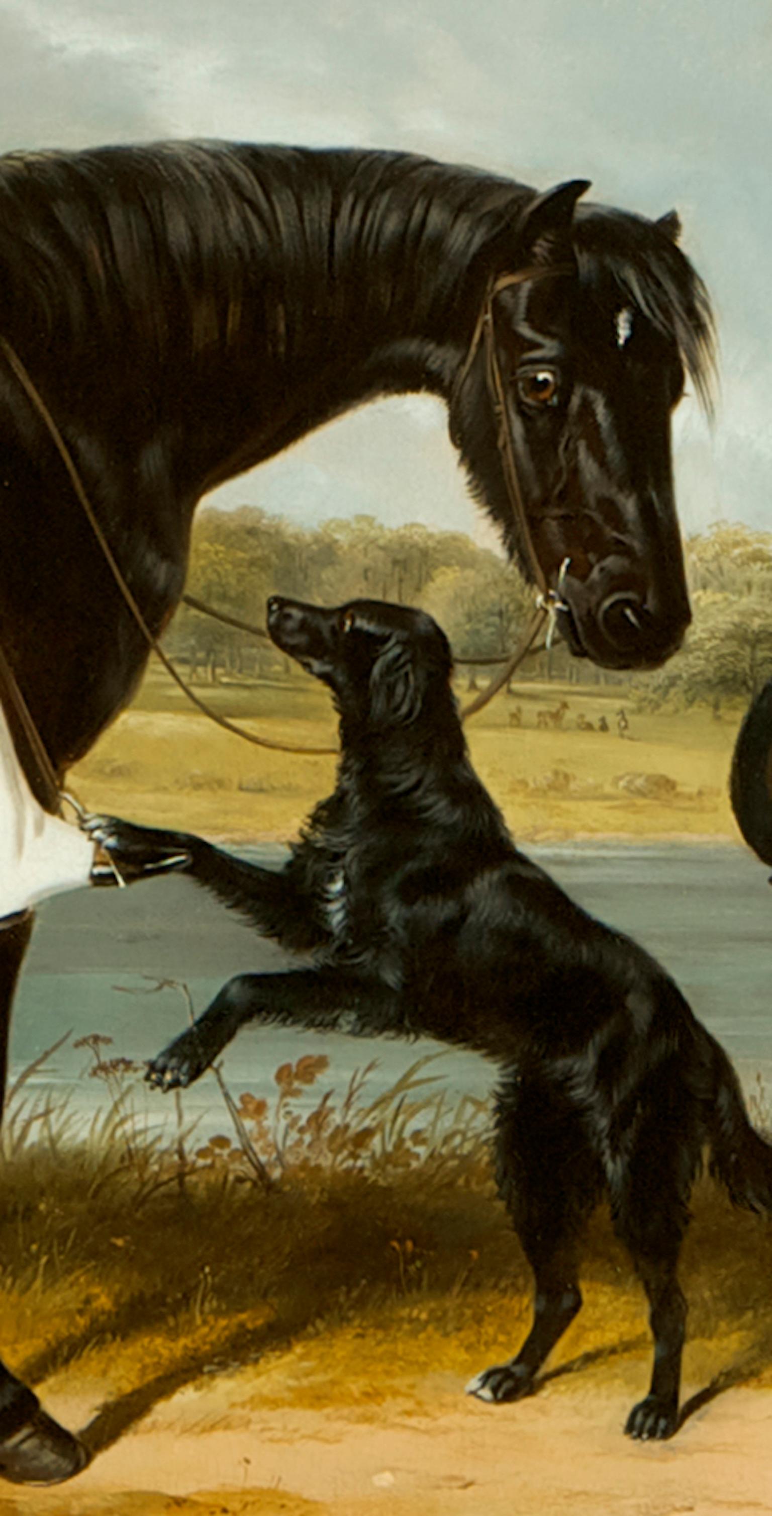 Richard Crawshay von Ottershaw Park Ein englisches Pferdeporträt aus dem 19. Jahrhundert 1