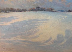 „Trail of the Snowshoes“ William Baxter Closson, Lyrical Snowy Landscape