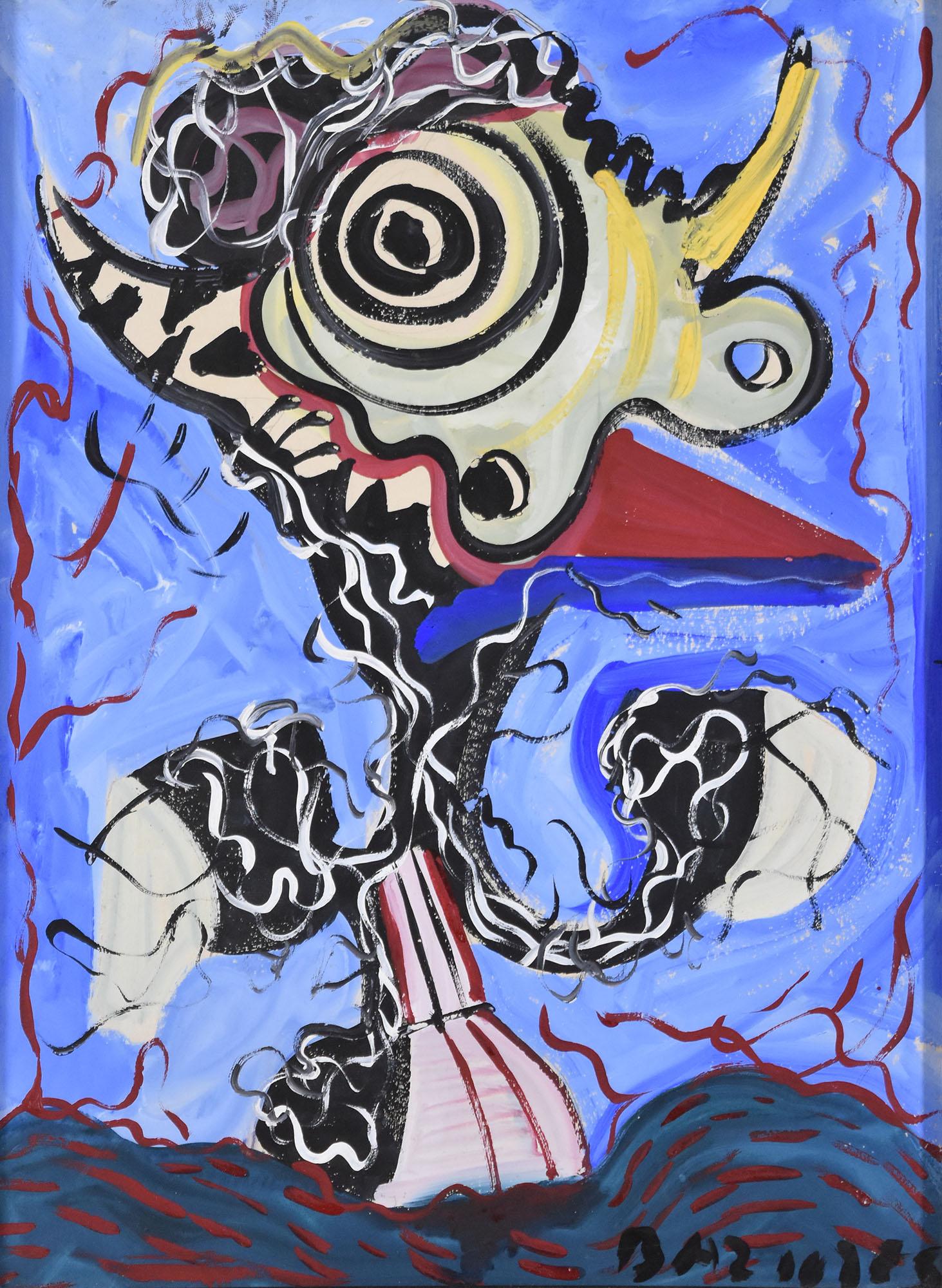 Abstract Painting di William Baziotes - Toro Scatenato