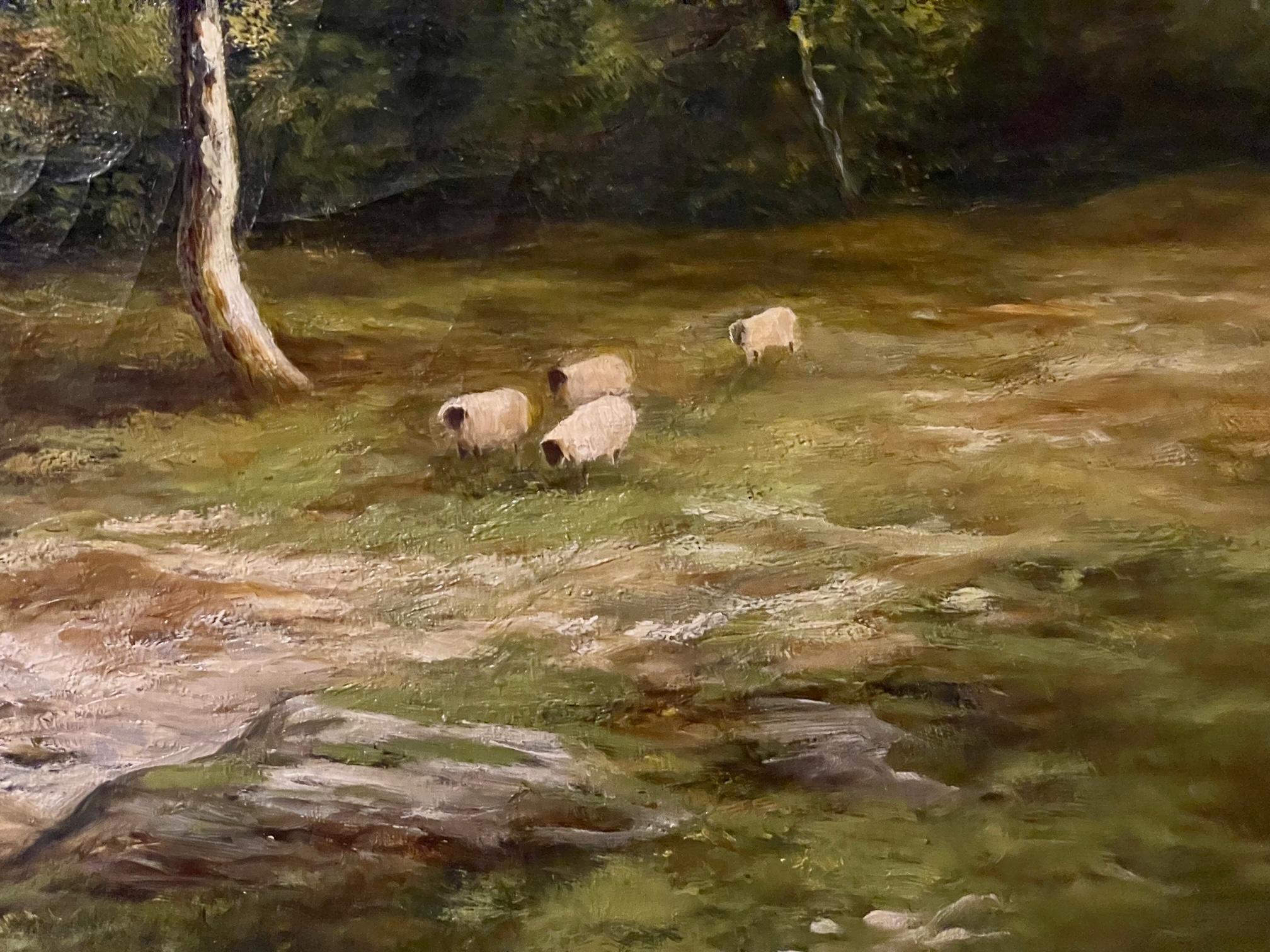 Highland Stream with Sheep For Sale 2