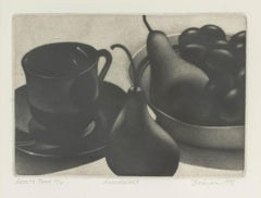 "Anniversary", Still Life Etching on Paper, Artist's Proof, 1995