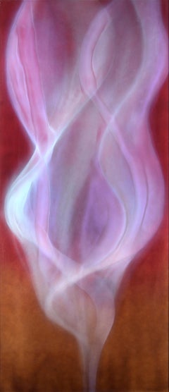 "Sylph #10" - Purple & Blue Smoke Spirit Large-Scale Abstract