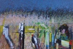 Cubist Style Abstract Landscape Painting