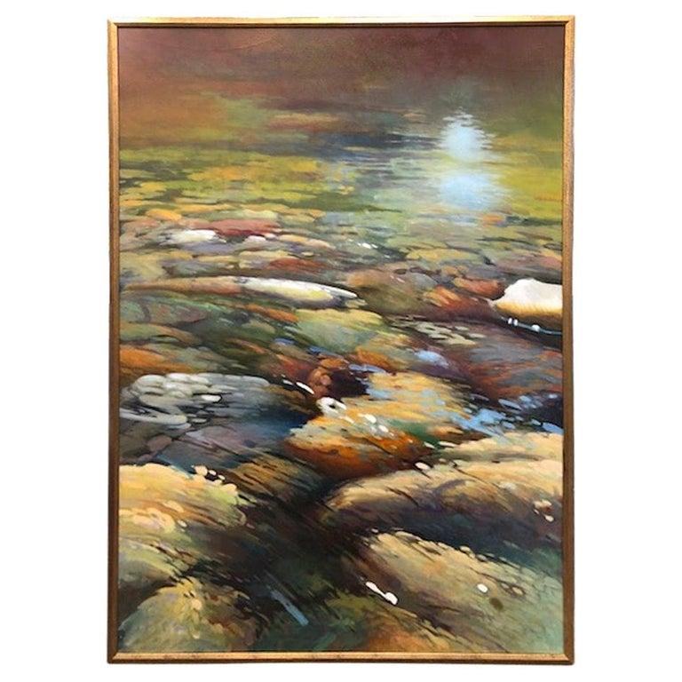 William ( Bill) Shepherd Landscape Painting - Shallow Water