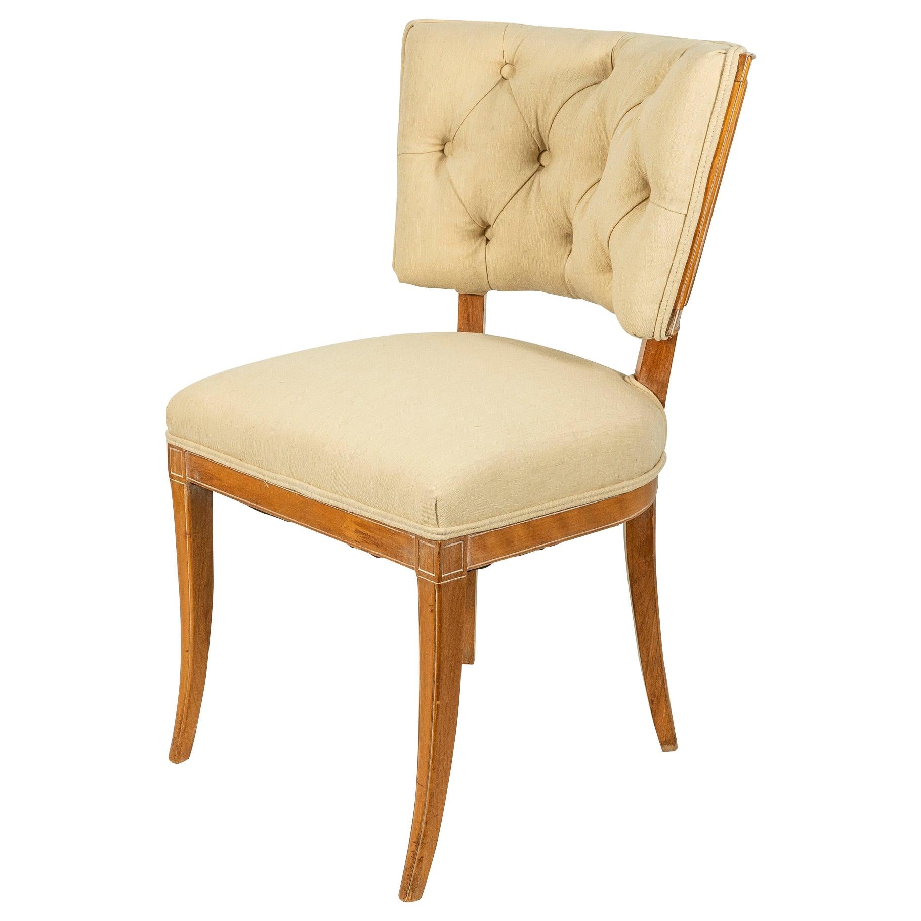 William "Billy" Haines Classic Window Back Occasional Chair For Sale