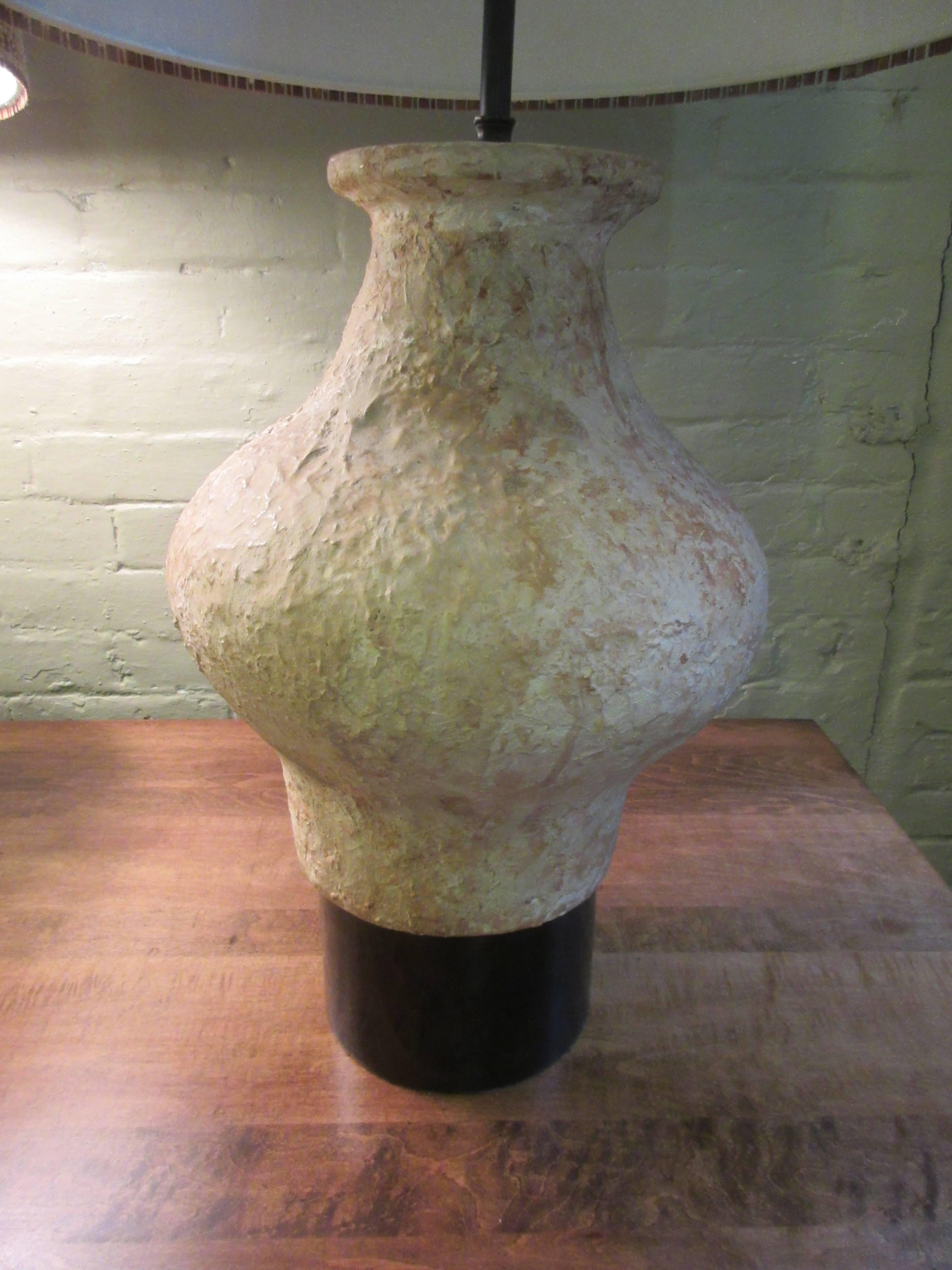 William Billy Haines Etruscan Style Ceramic Lamps from Beverly Hills CA Estate 1