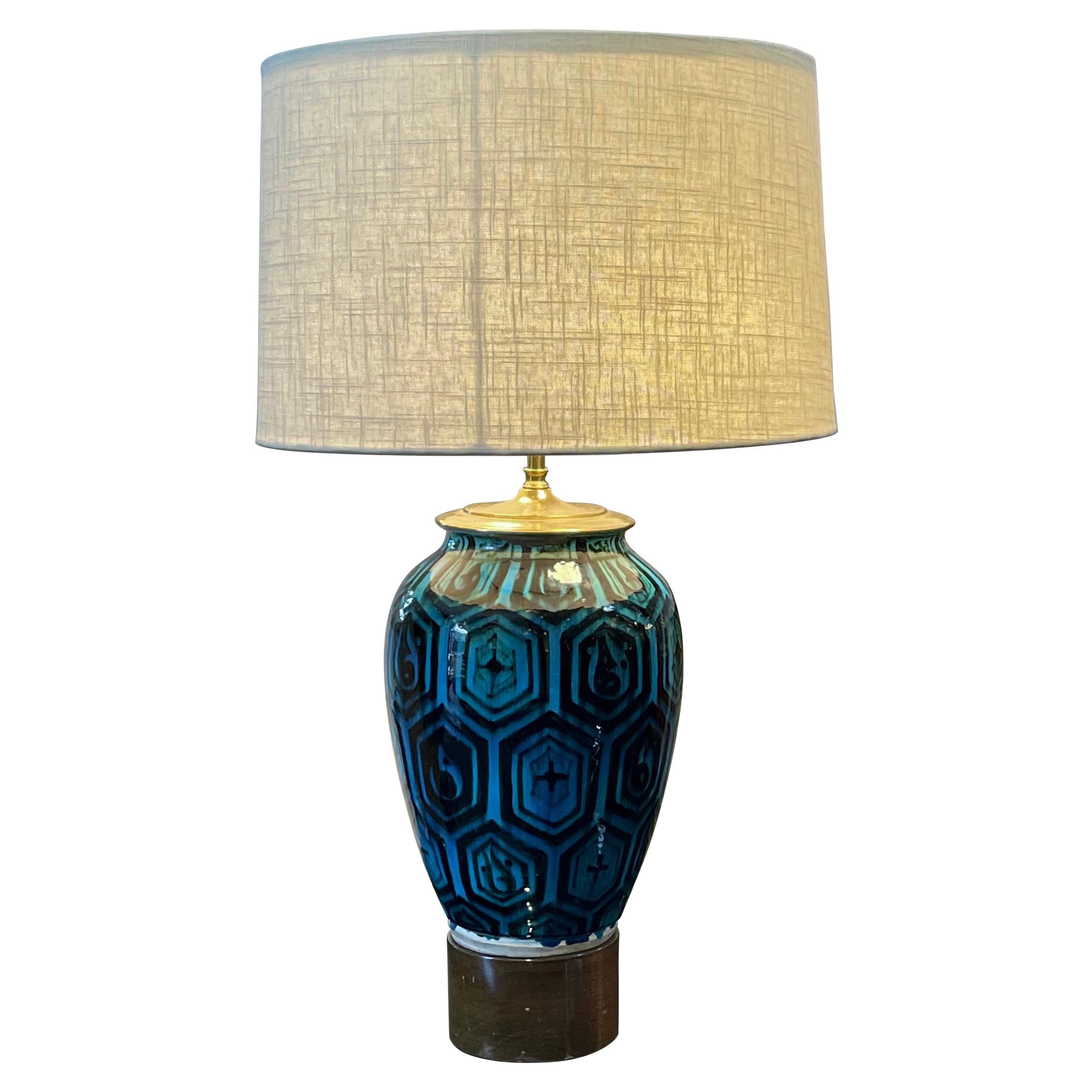 William Billy Haines Glazed Ceramic Table Lamp