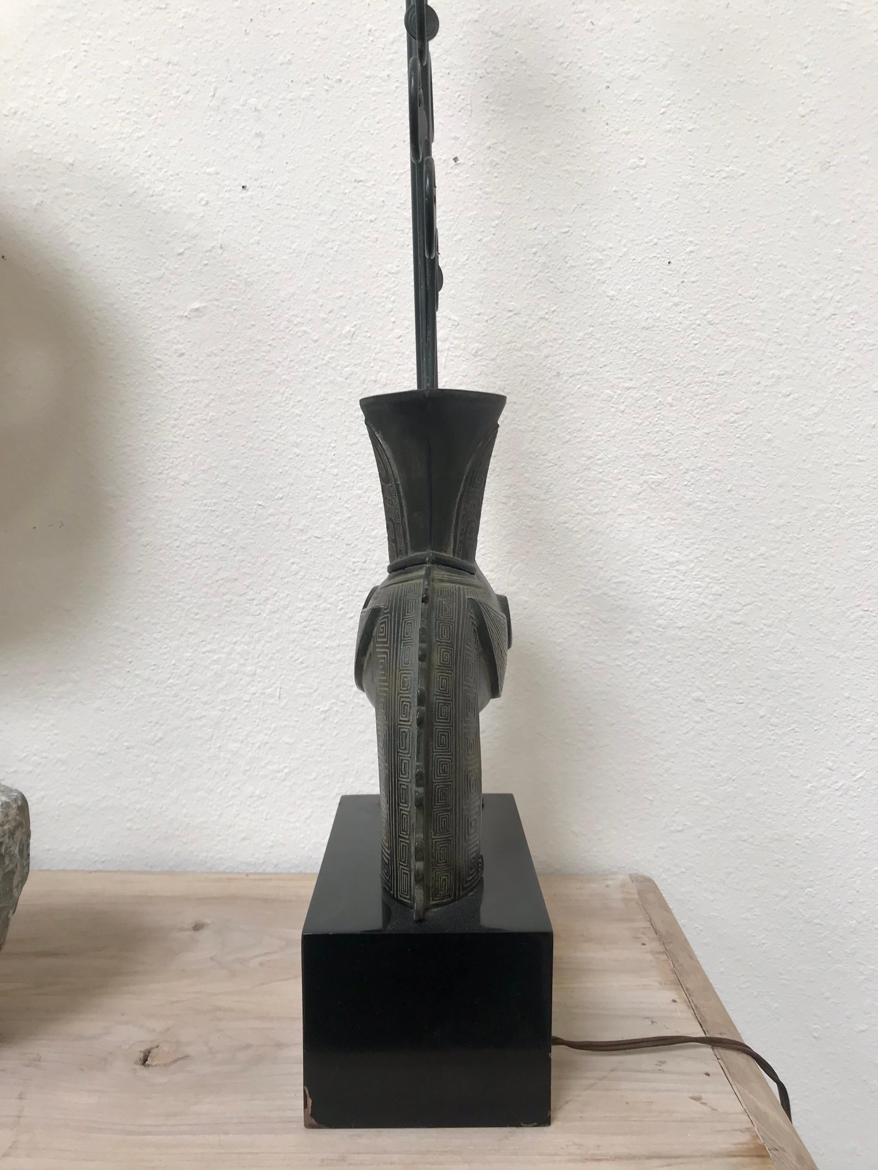 Metalwork William Billy Haines Pompeian Bronze Lamp 