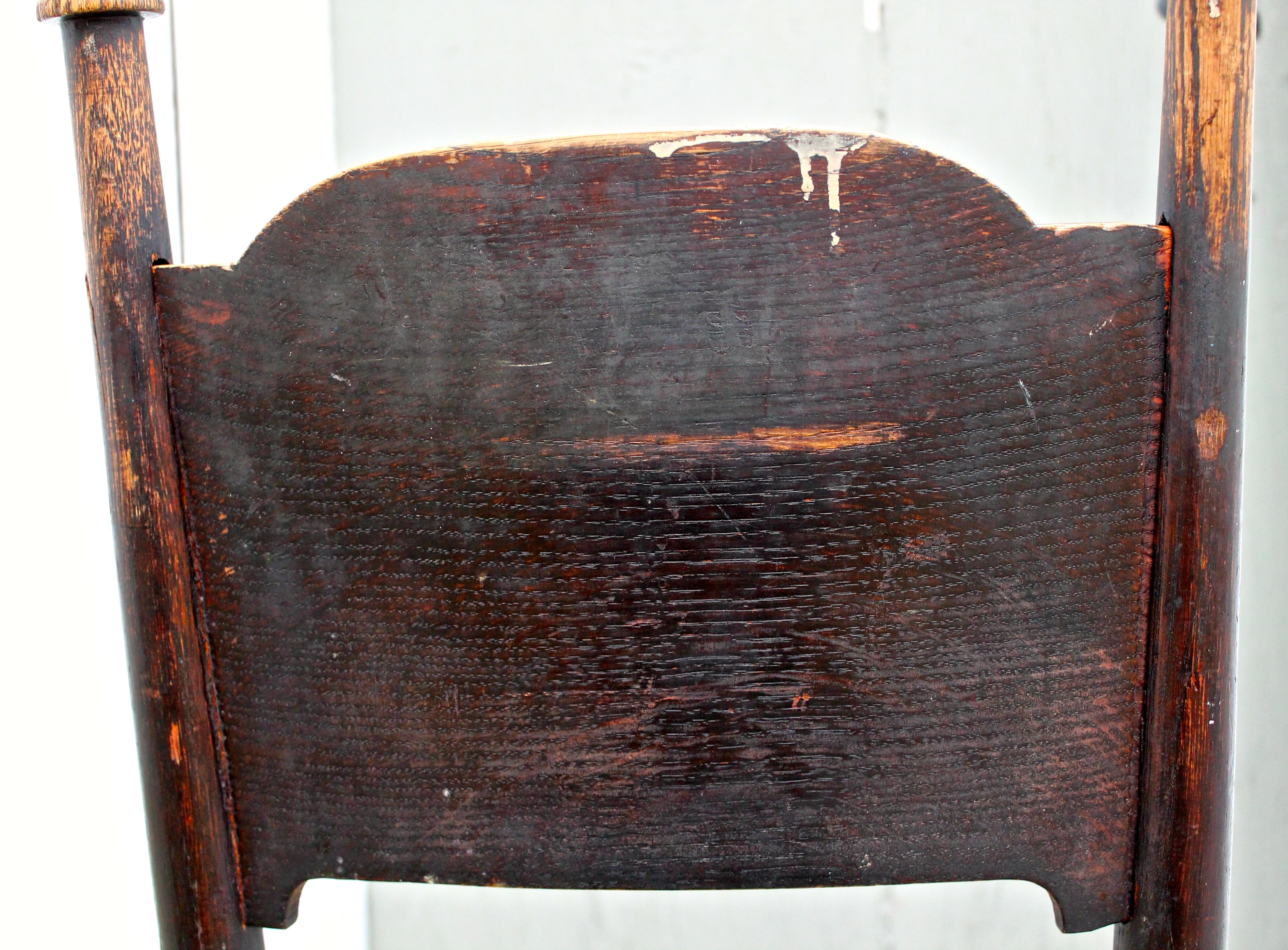  William Birch Liberty Arts & Crafts Fumed Oak Chairs 7