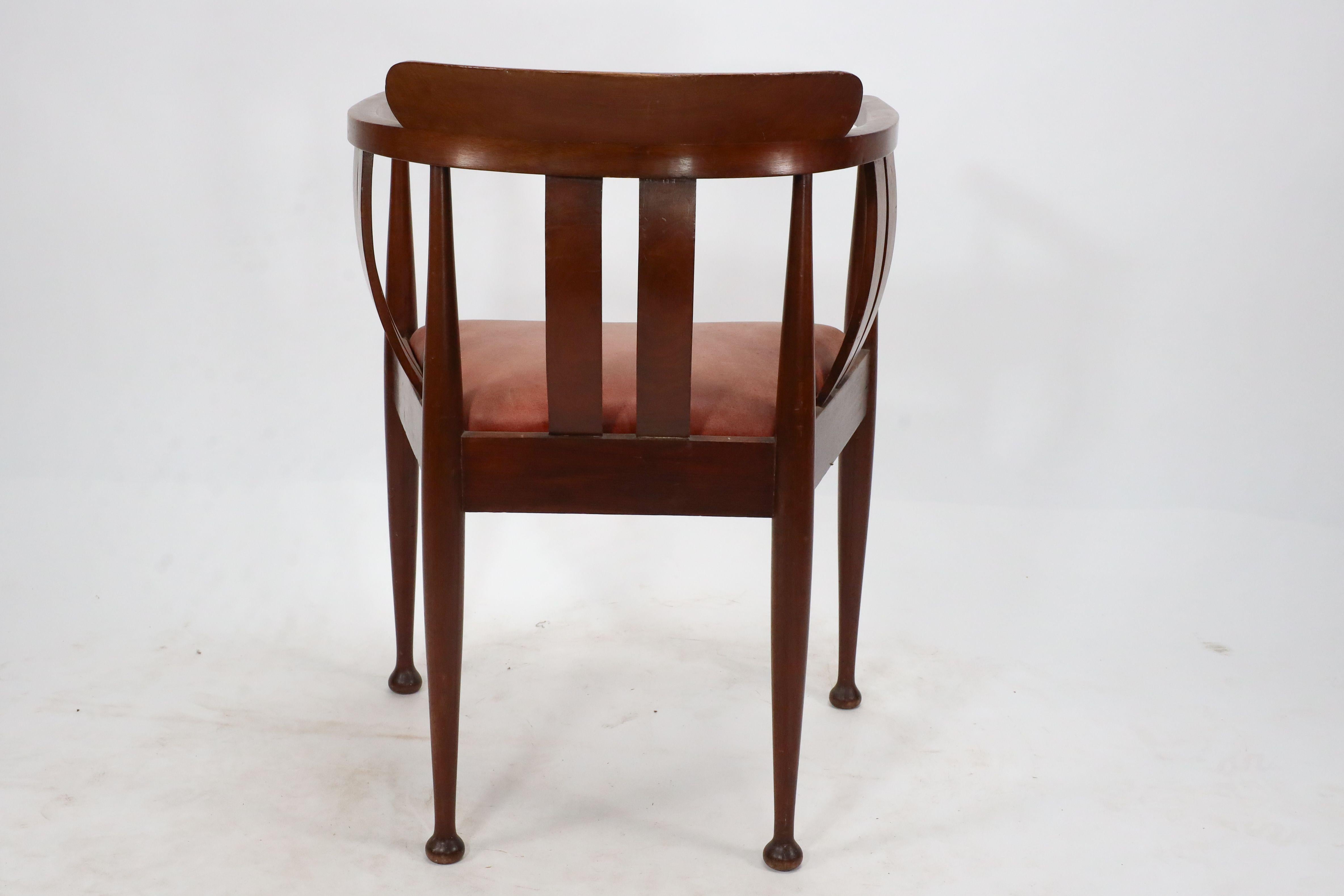 William Birch (probablement). Fauteuil en noyer de style Arts and Crafts Bon état - En vente à London, GB