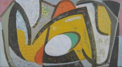 Abstract Oil Painting by William Bishop Owen Titled 'Mandalay'