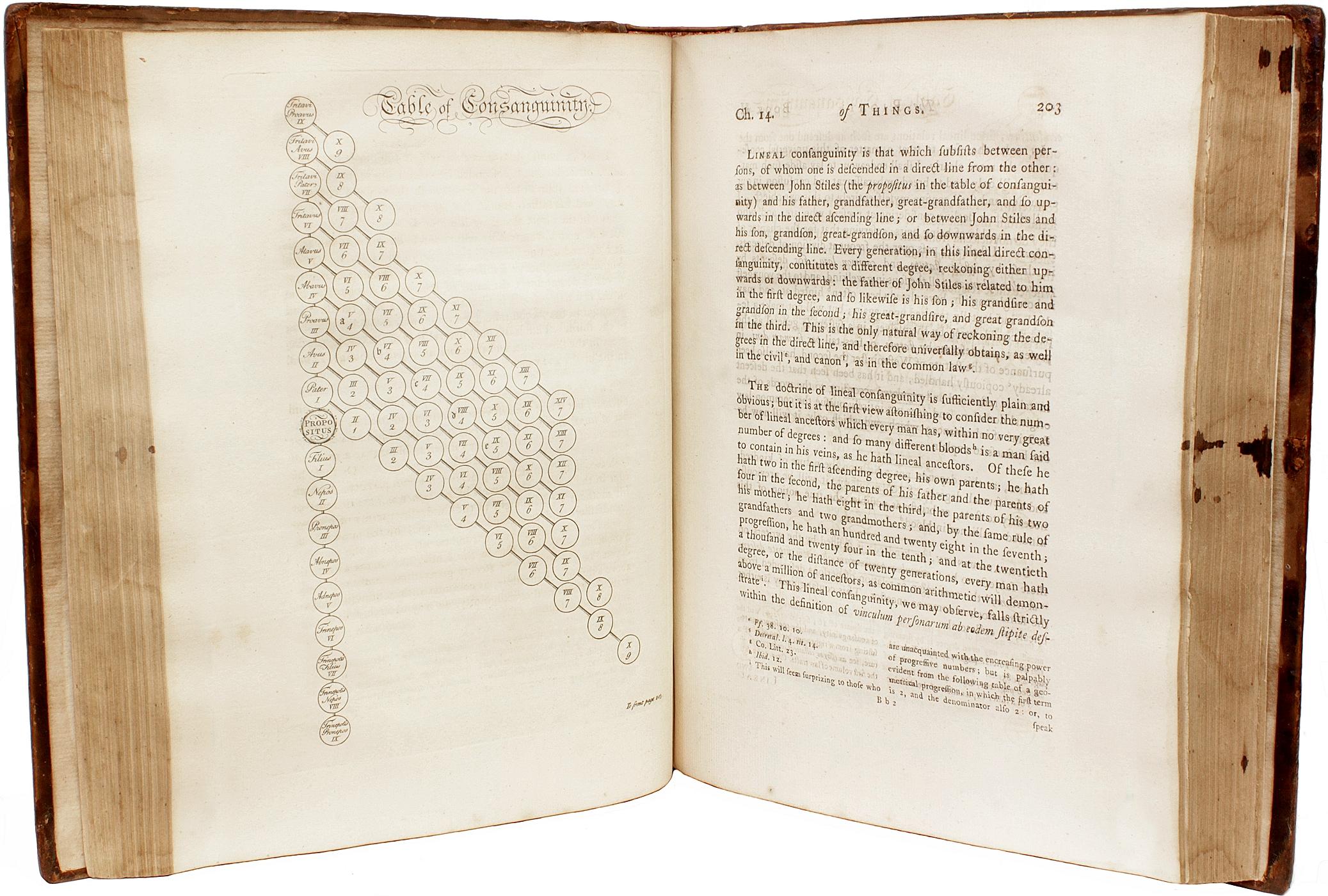 Fine XVIII secolo William Williams. Commentari alle leggi d'Inghilterra. 1770 - QUARTA EDIZIONE in vendita