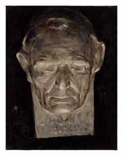 Father Abraam - Original Painting of Abraham Lincoln Life Mask by William Blake