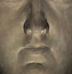 Head 2 - Original oil painting by William Blake