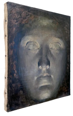 Head 4 - Original oil painting by William Blake