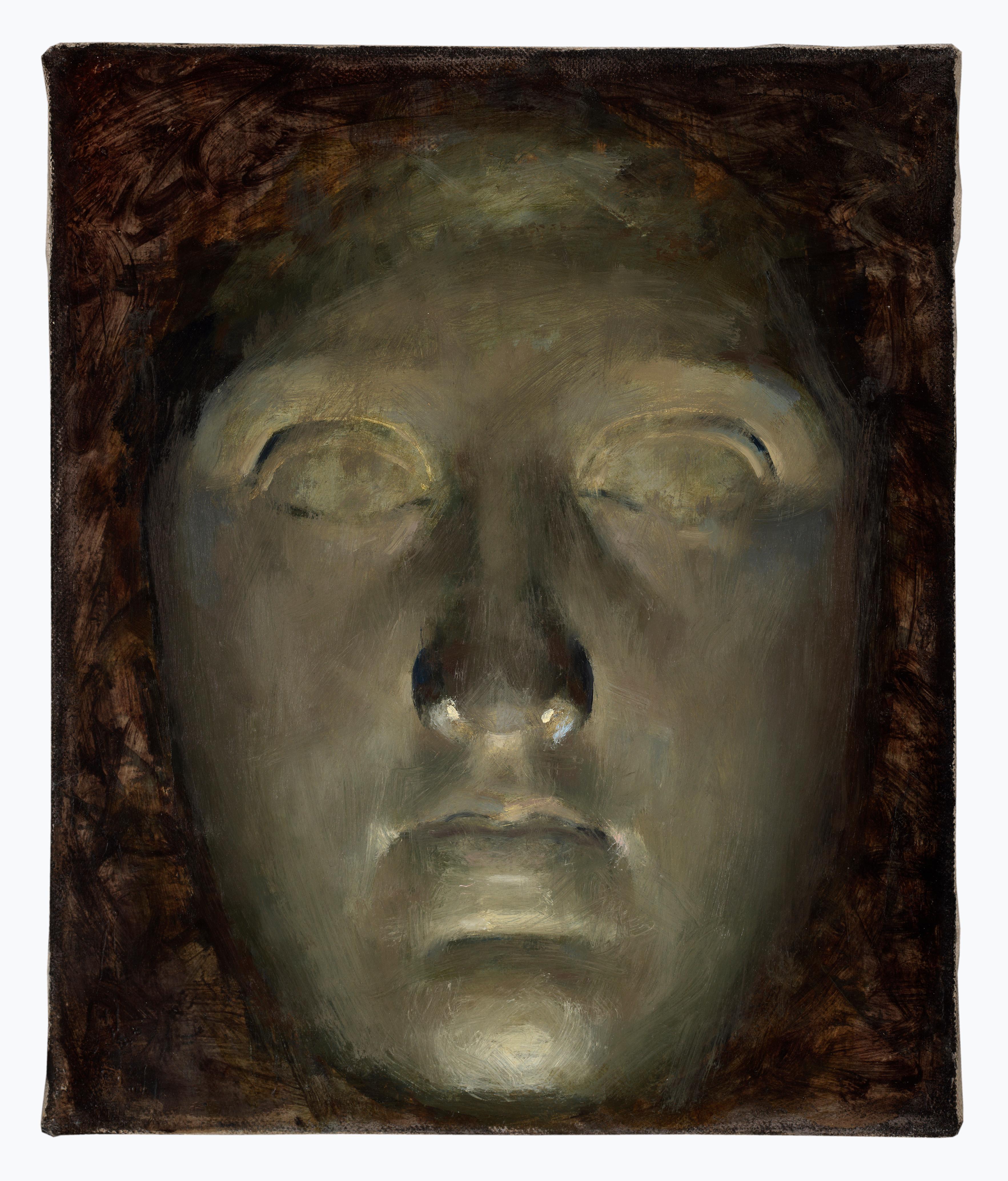 Head 4 - Original oil painting by William Blake