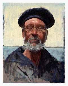 Sunday (study) - Original oil painting by William Blake