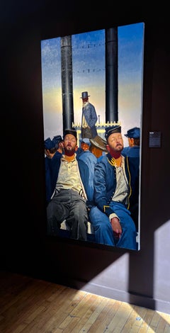 To Illinois - Original oil painting by William Blake