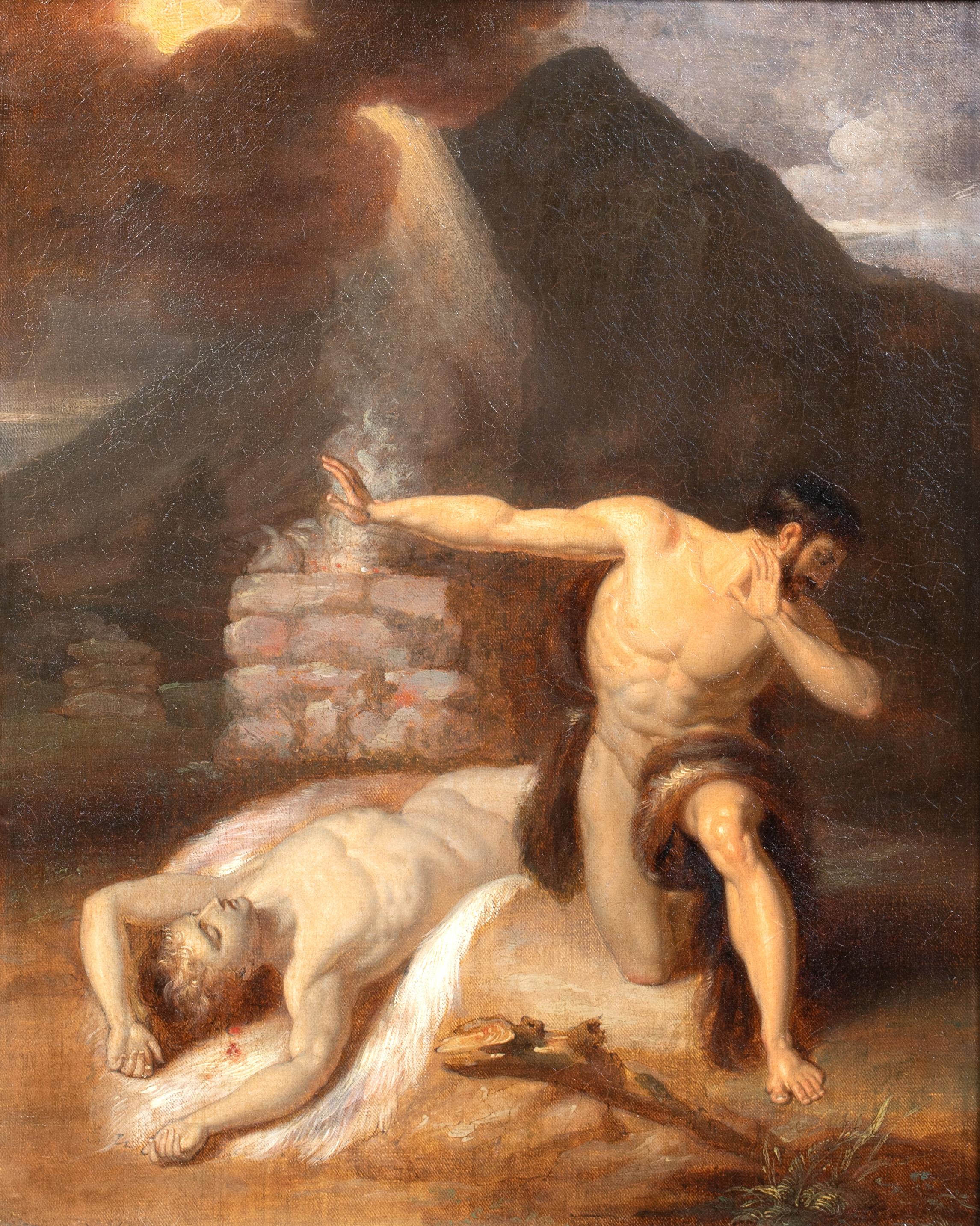 William Blake Portrait Painting - Cain & The Death Of Abel, 18th Century