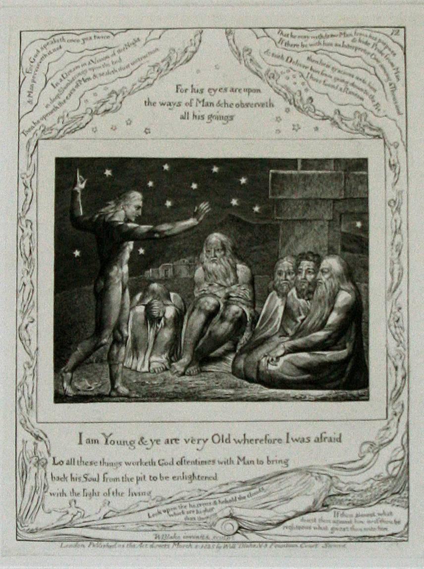 La couronne d'Elihu : « Je suis jeune, et vous êtes très vieux, alors que je n'étais pas fou. »