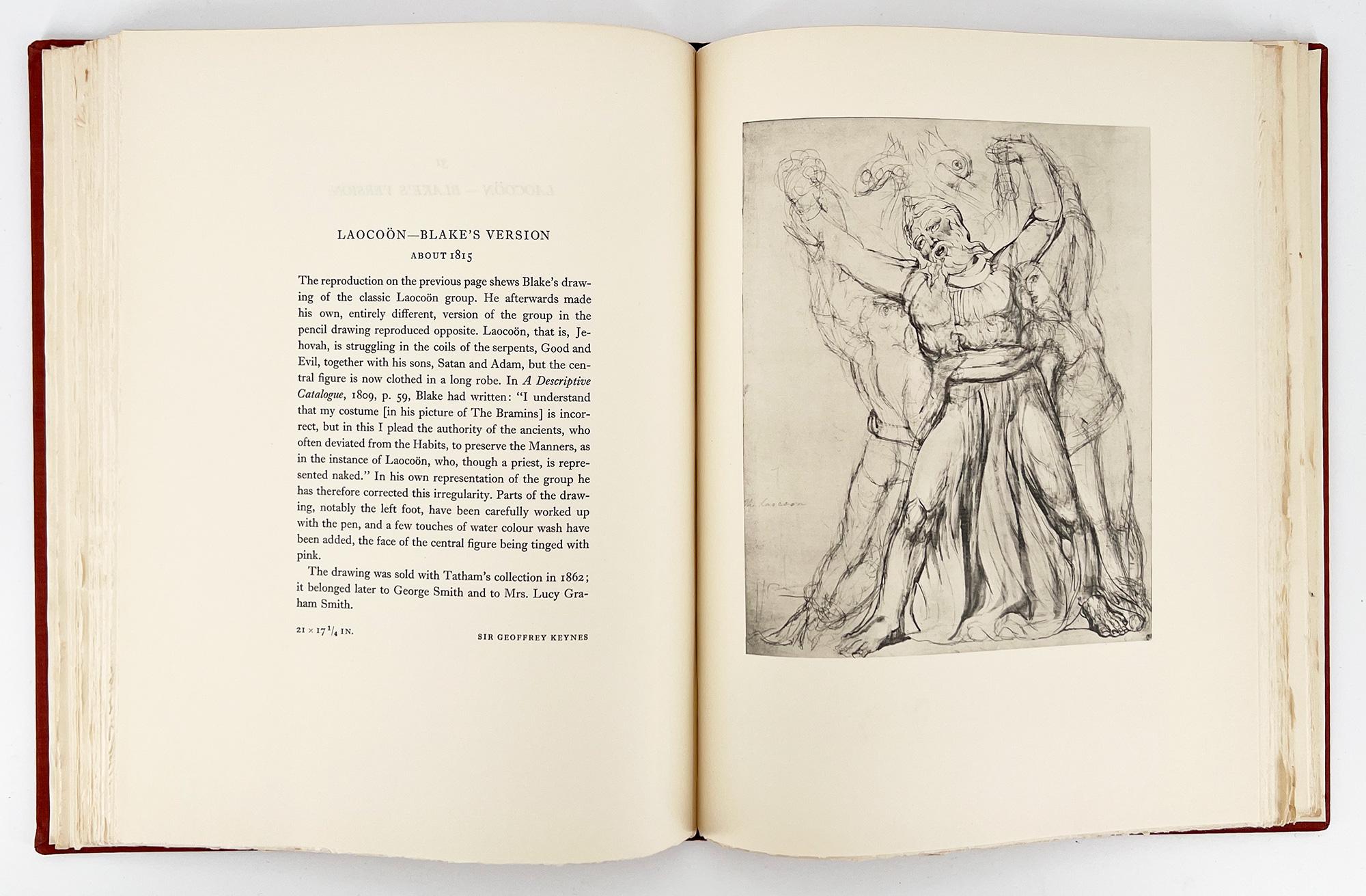 Paper William BLAKE's Pencil Drawings - Nonesuch Press, limited edition For Sale
