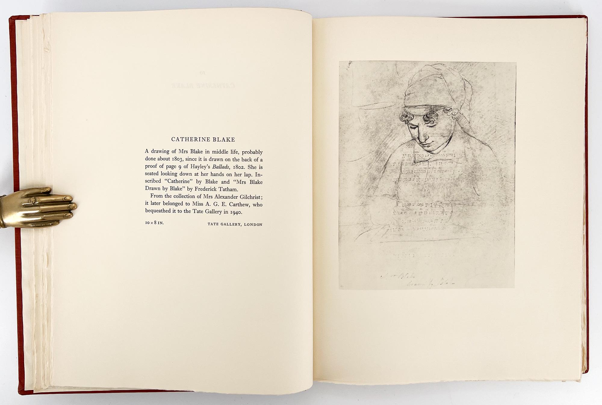 William BLAKE's Pencil Drawings - Nonesuch Press, limited edition For Sale 1