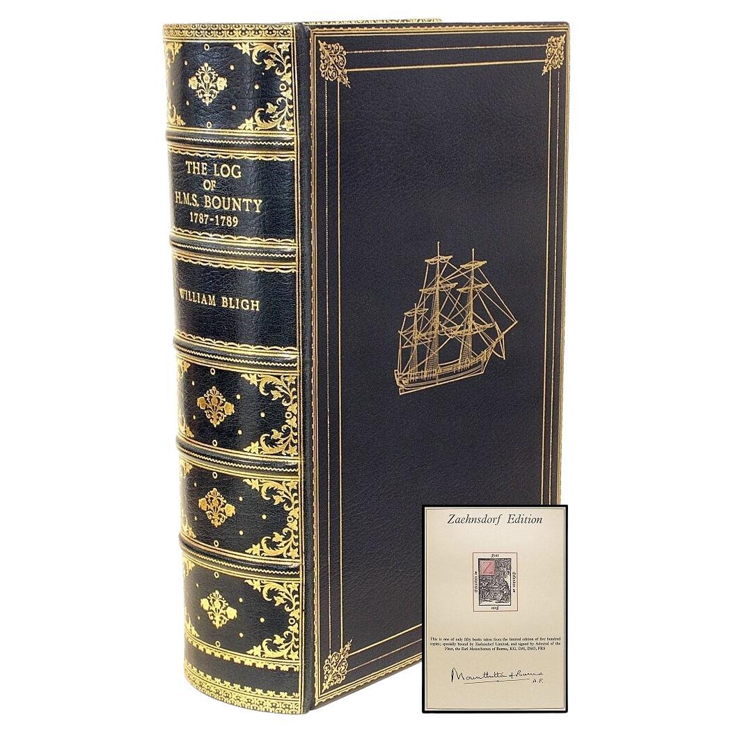 William Bligh, Log of H.M.S. Bounty 1787-1789, Ltd to 50 Signed by Mountbatten