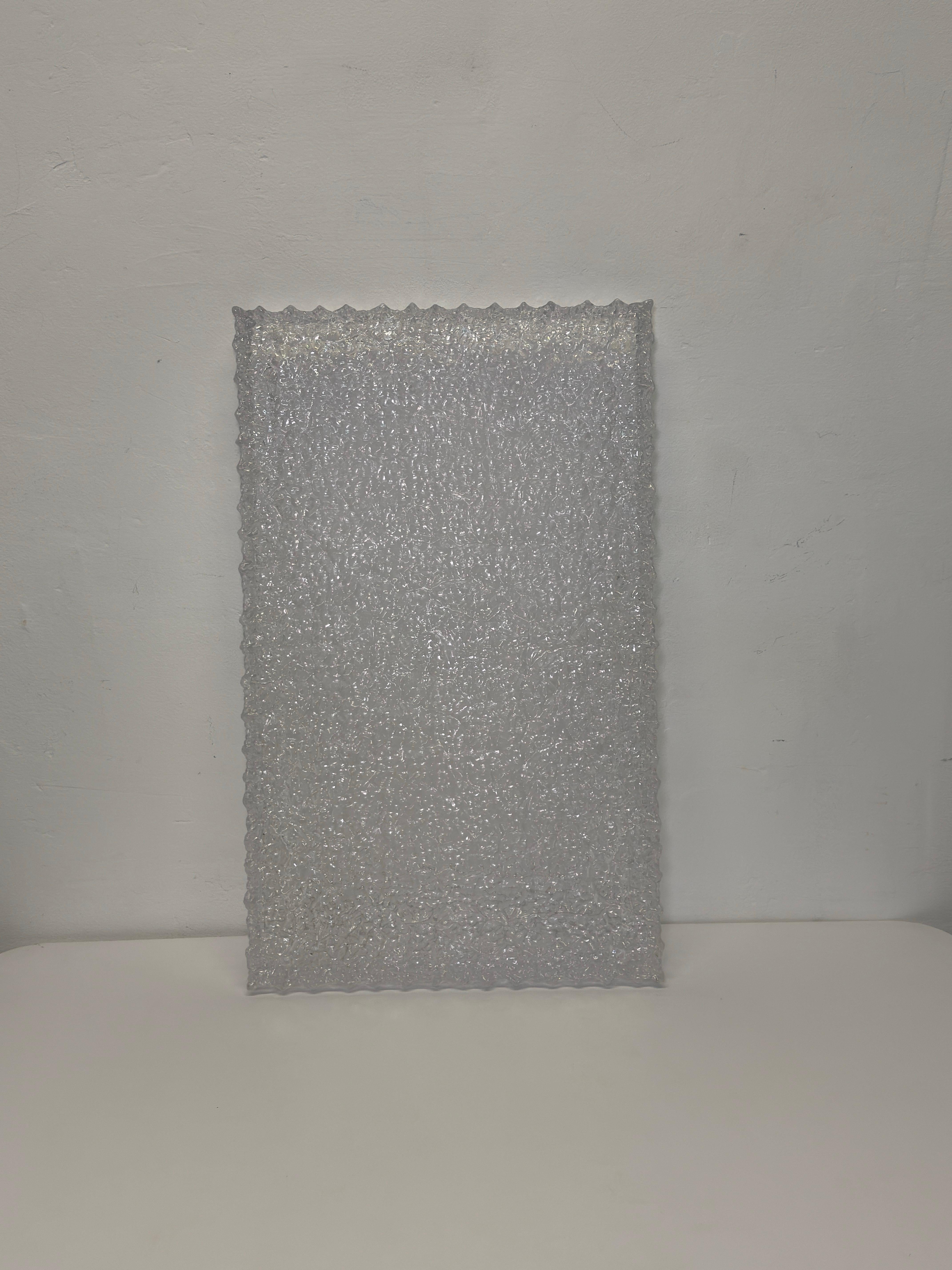 William Bounds Grainware Faceted Lucite Service Tray, 1960s For Sale 2