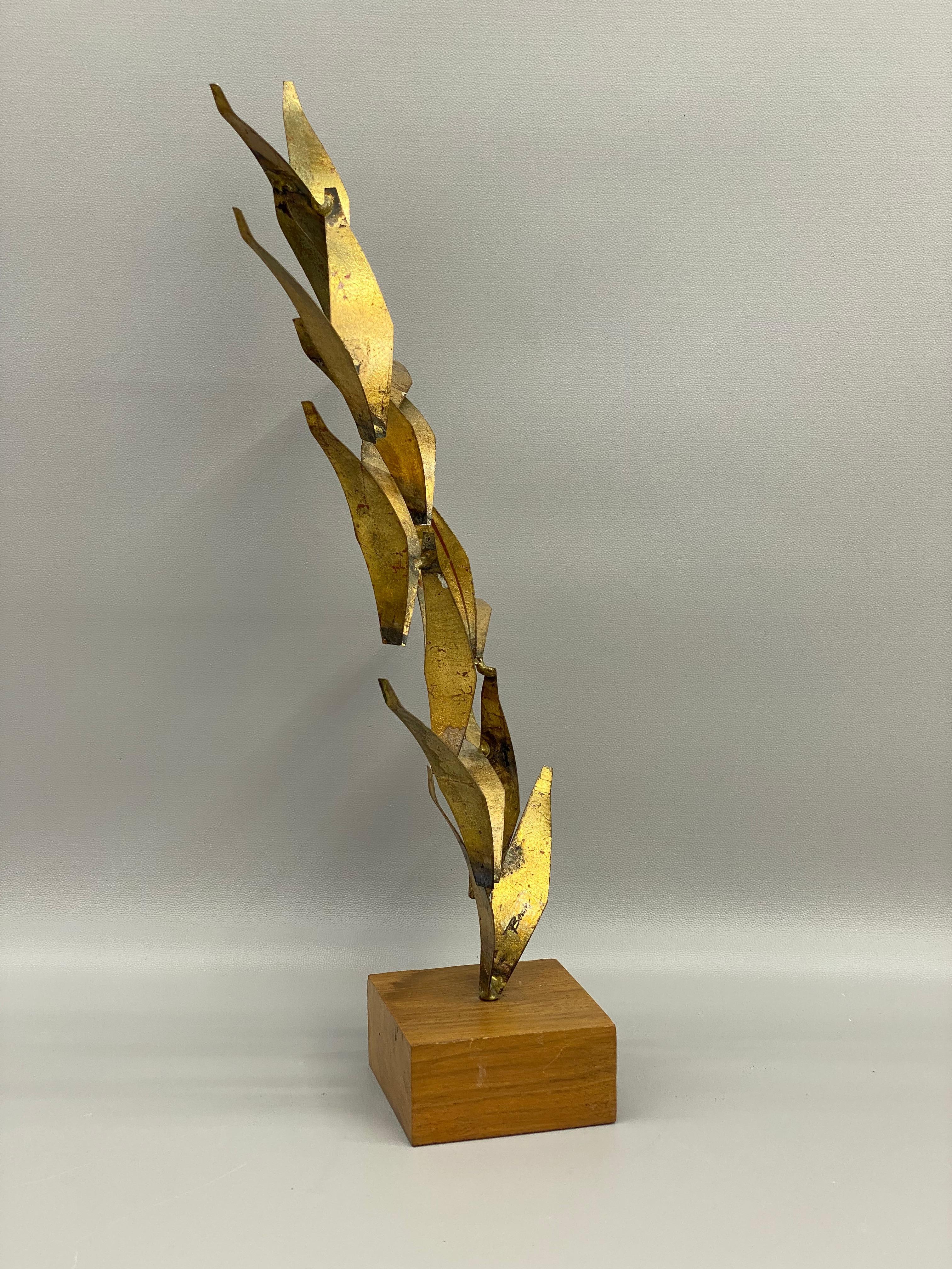 Late 20th Century William Bowie Brutalist Birds Sculpture For Sale