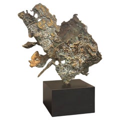 William Bowie Escultura brutalista de bronce Años 60