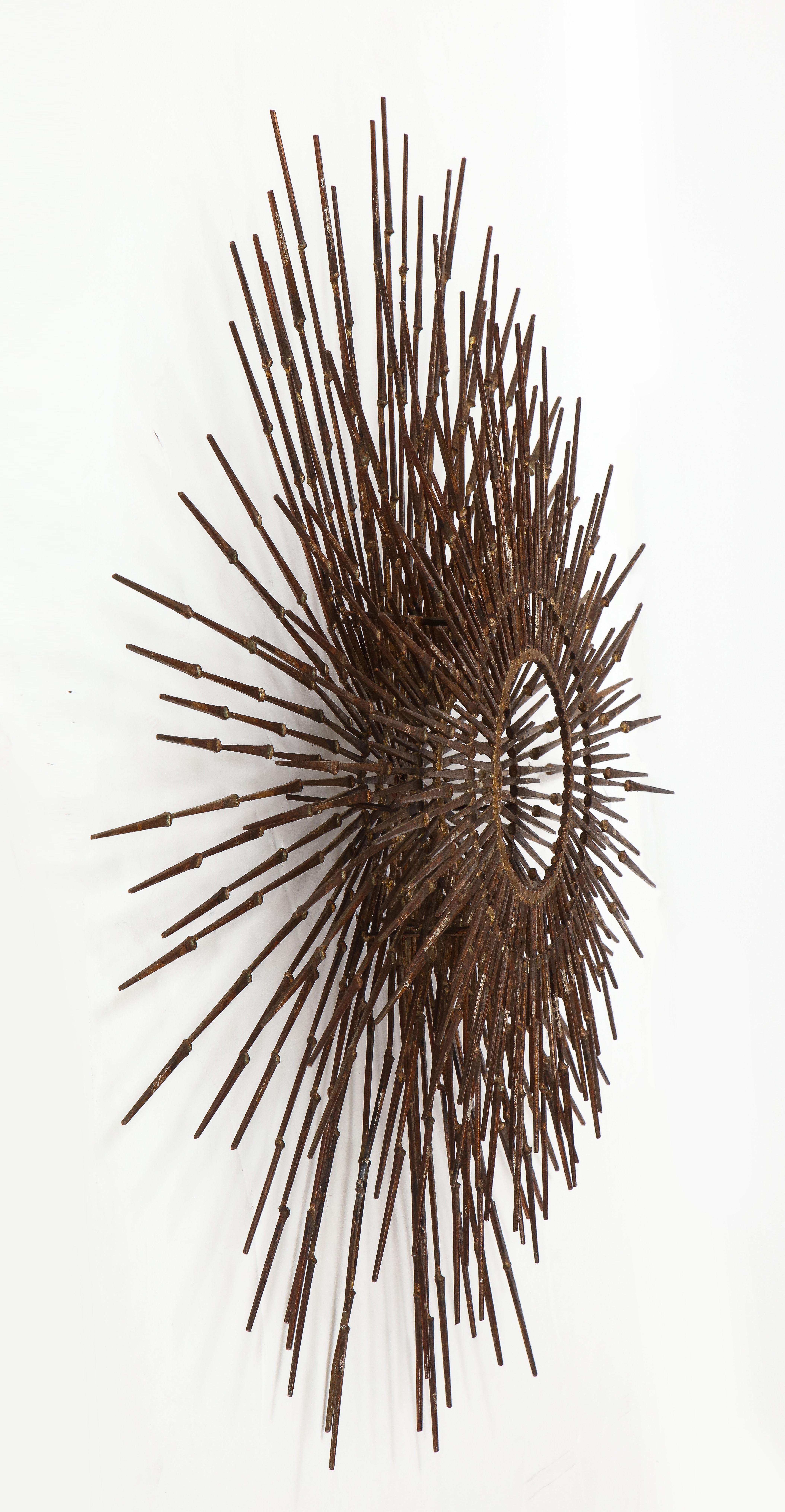 William Bowie Sunburst Gilt Wall Sculpture 3