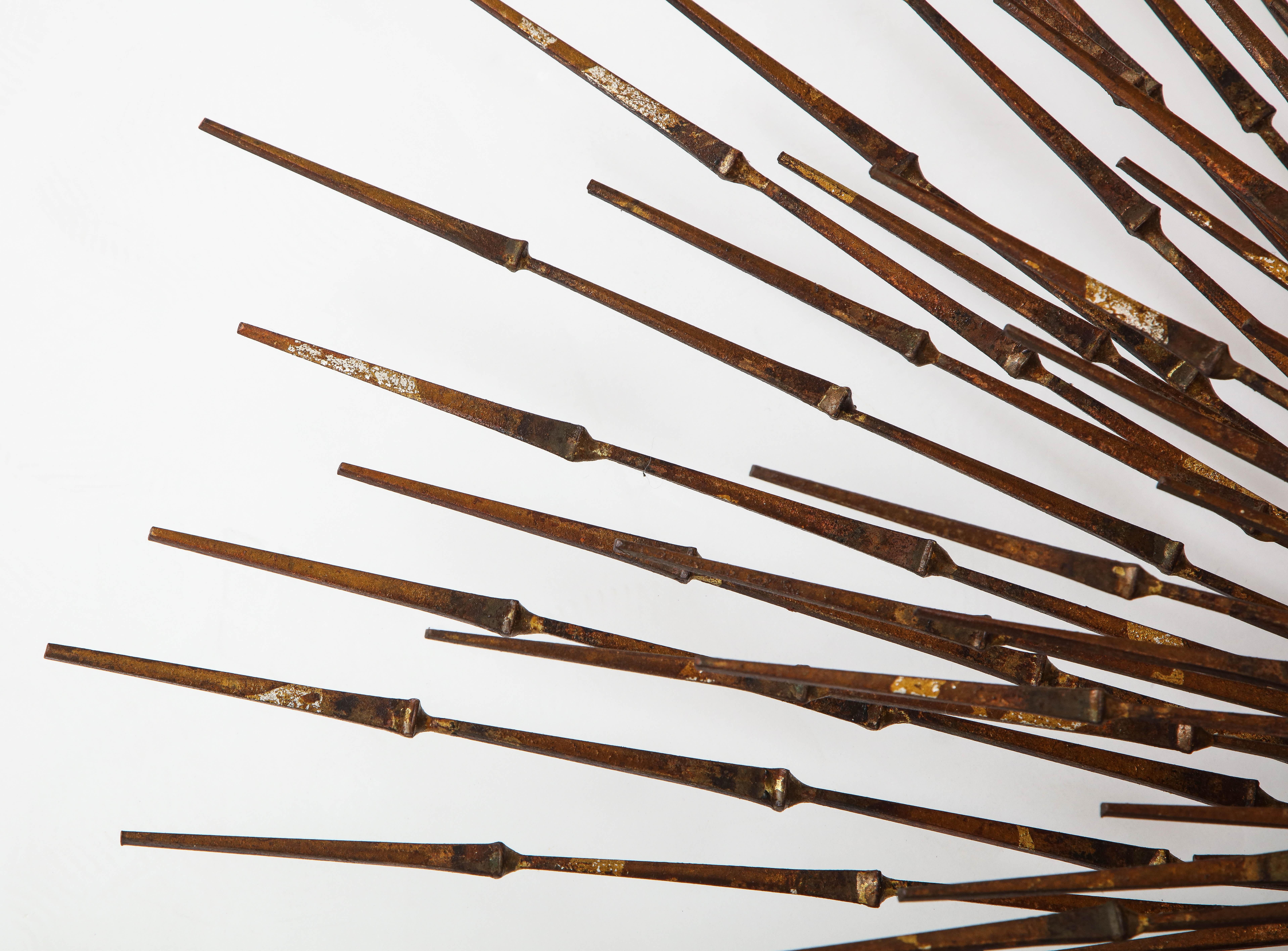 William Bowie Sunburst Gilt Wall Sculpture 4