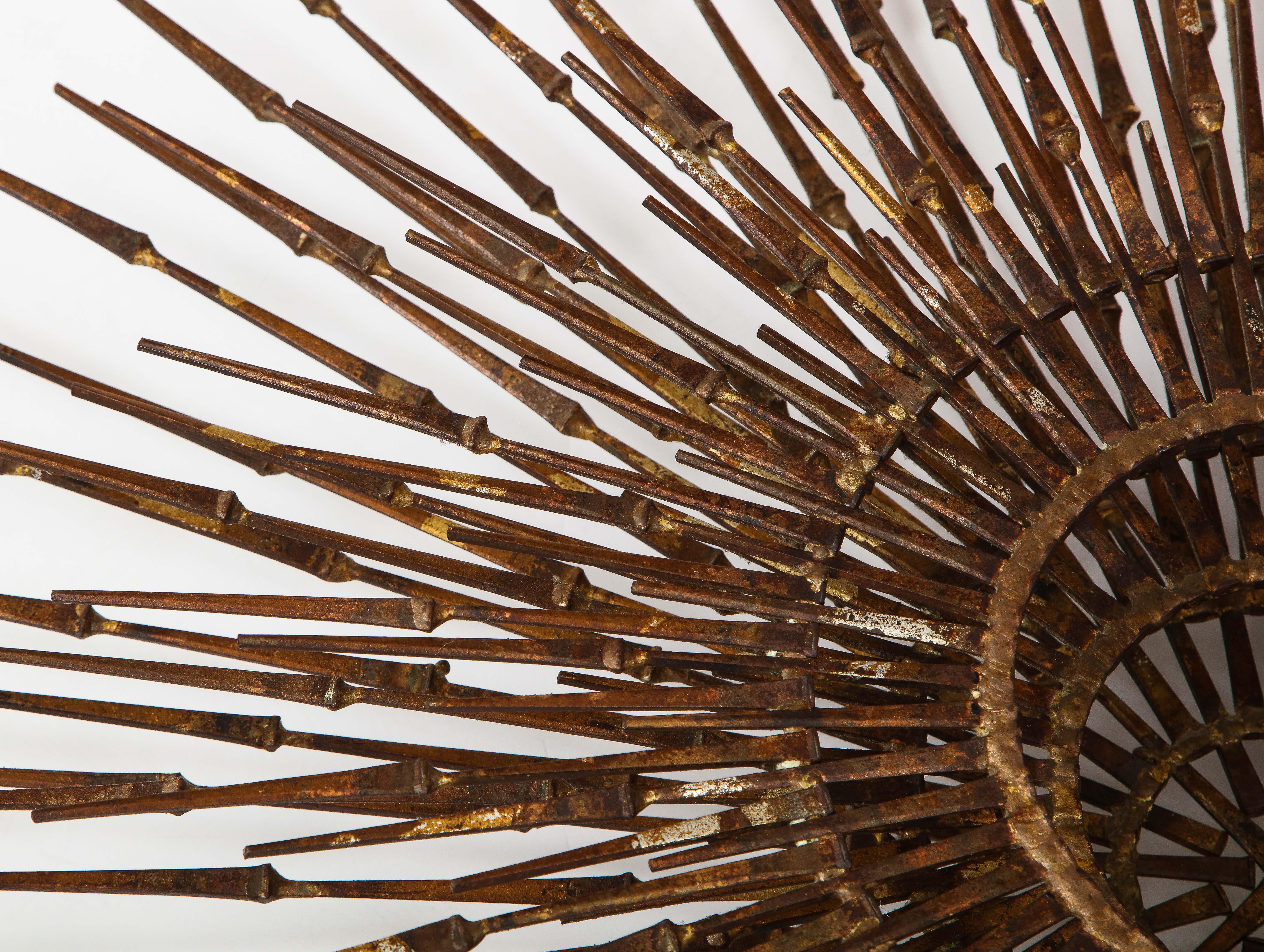 William Bowie Sunburst Gilt Wall Sculpture 2