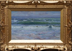 Scottish Seascape - Scottish Edwardian art 1904 marine sea oil painting Scotland