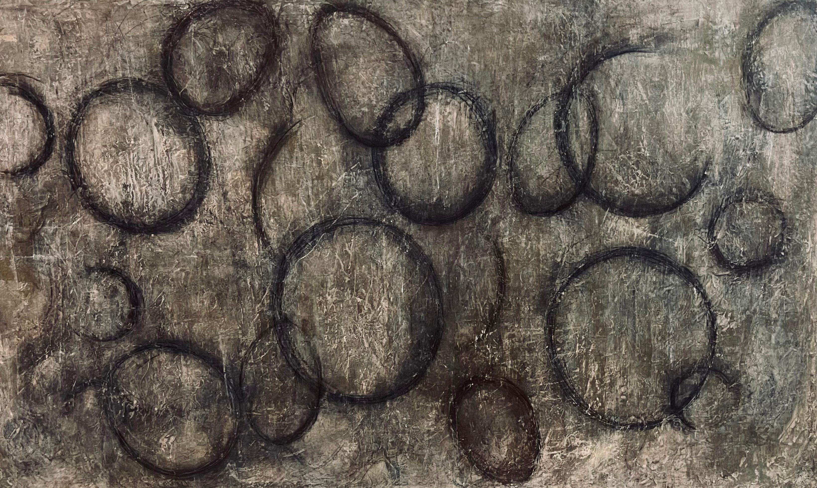 William Braemer Abstract Painting - Circles