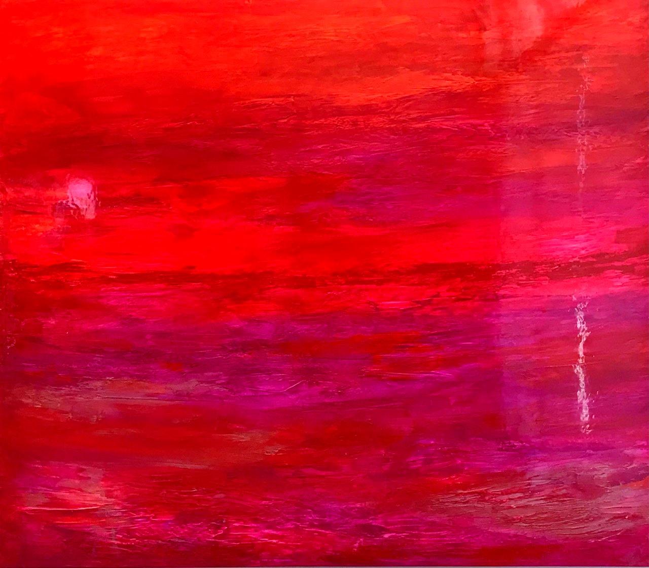 William Braemer Abstract Painting - Love Passion