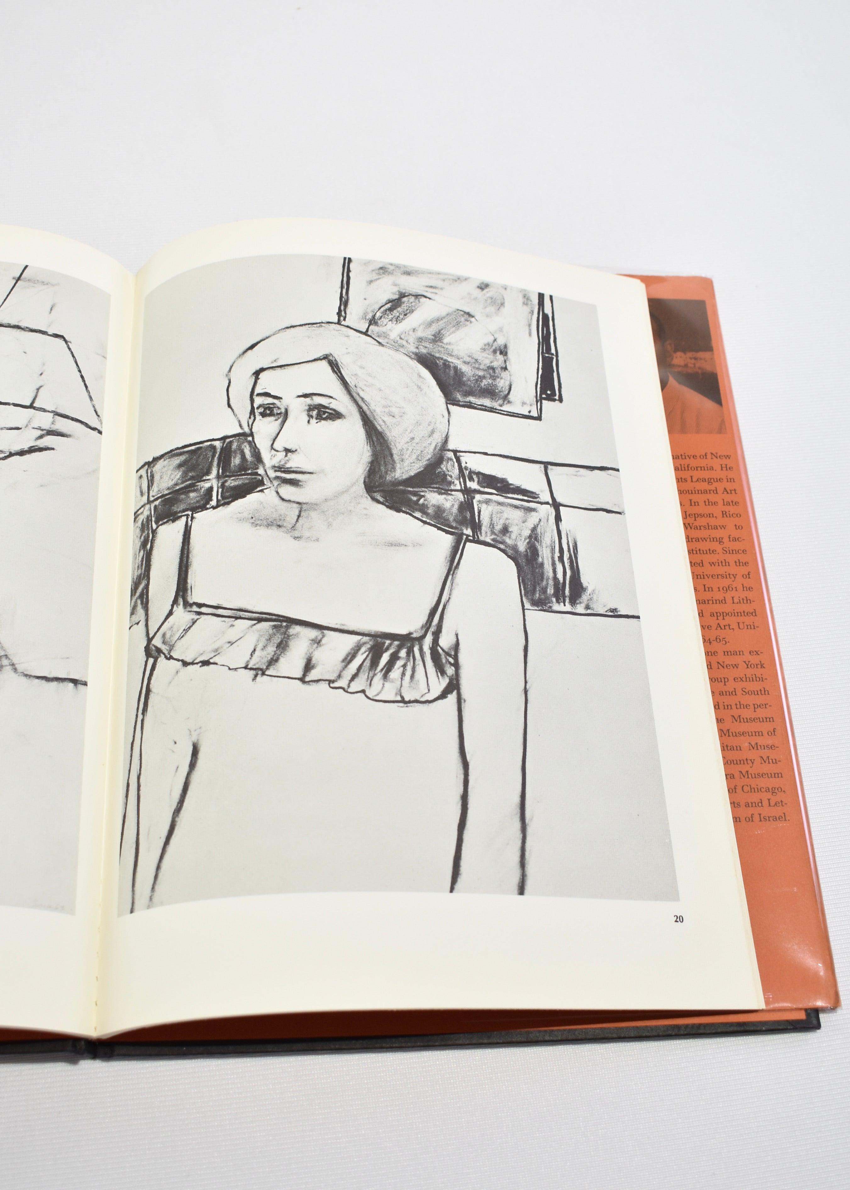 Vintage hardback coffee table book featuring artist, William Brice and a selection of his drawings from 1955-1966. By Gerald Nordland and Thomas W. Leavitt, published in 1967. First edition, 40 pages.

