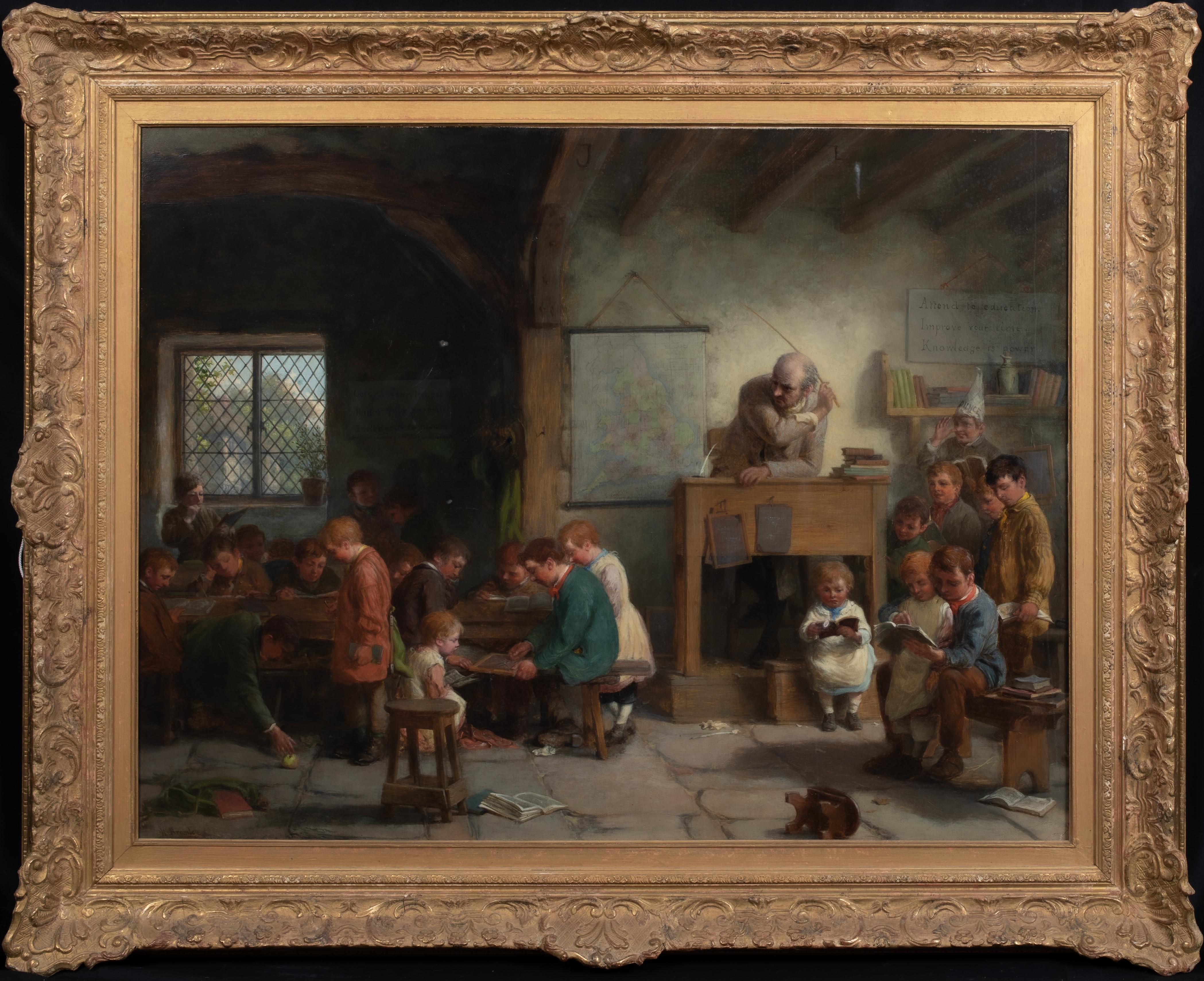 Noughts & Crosses, 19th Century

William Bromley (1816-1890) 

Large 19th Century Victorian Classroom interior of a teacher and his class playing noughts and crosses, oil on canvas by William Bromley. Excellent quality and condition large interior