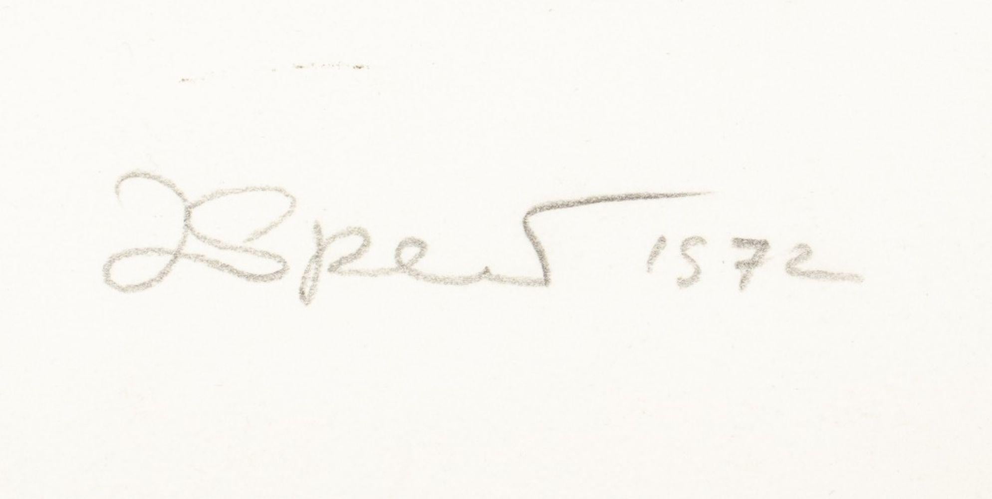 Abstrakte Komposition (Schwarz), Abstract Print, von William Brui