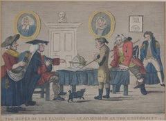 The Hopes of the Family, University of Cambridge engraving by William Bunbury