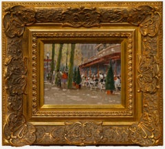William Burns FRSA (1923-2010) - 20th Century Oil, A Paris Restaurant